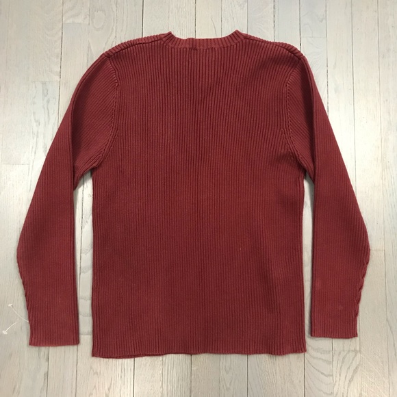 NWOT Eddie Bauer V Neck Ribbed Pullover Sweater - Picture 5 of 6